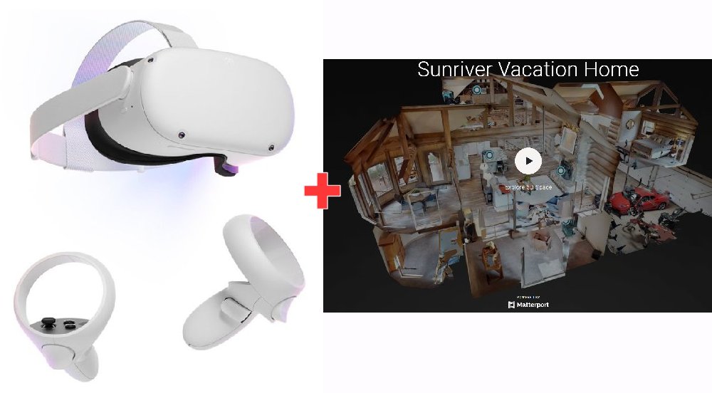 Oculus Quest 2 plus Matterport tour