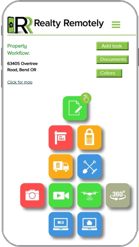 Property Workflow iphone screen shot